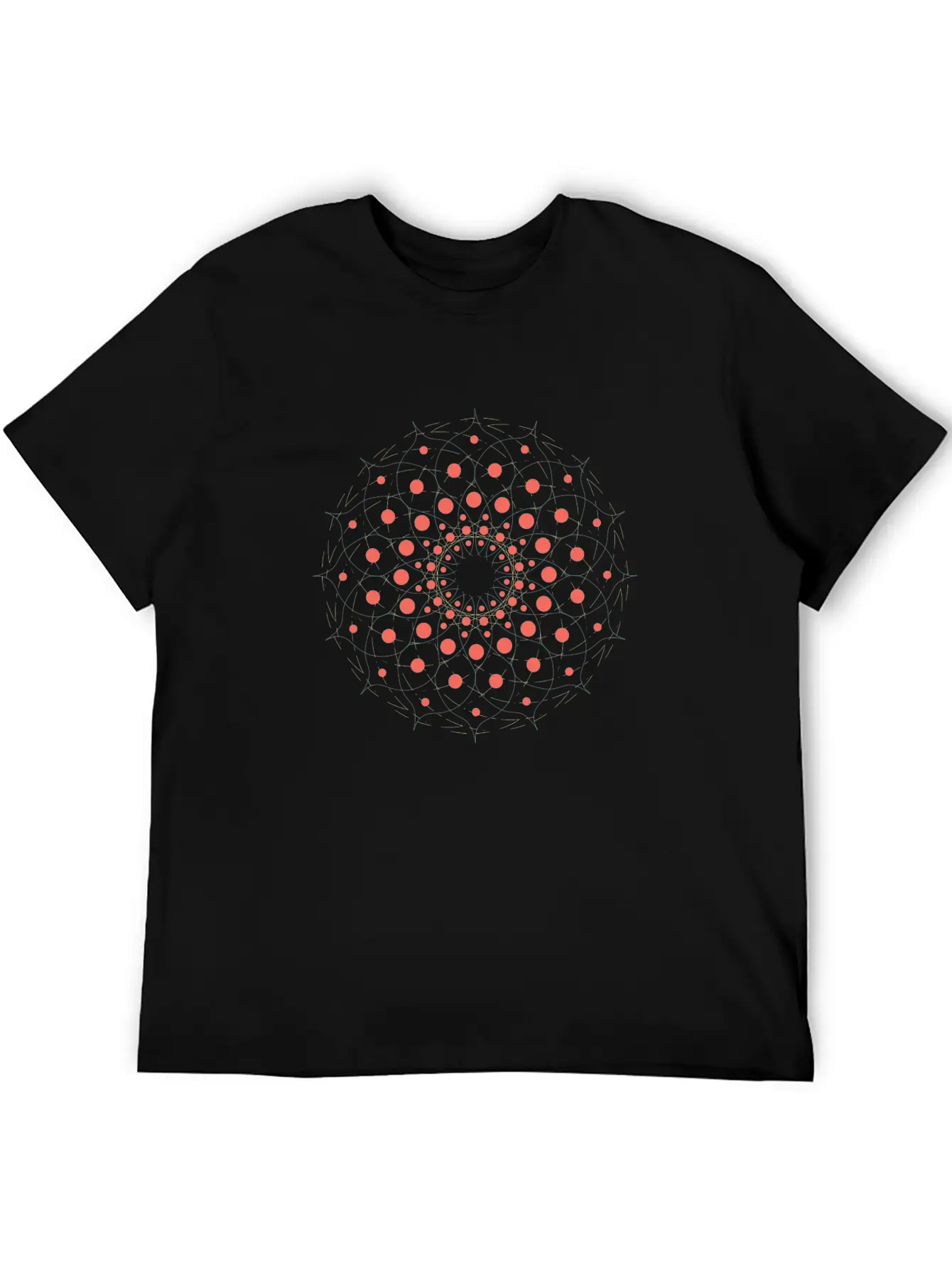 Geometric Mandala Timeless Short Sleeve Tee – Comfy And Minimalist Design