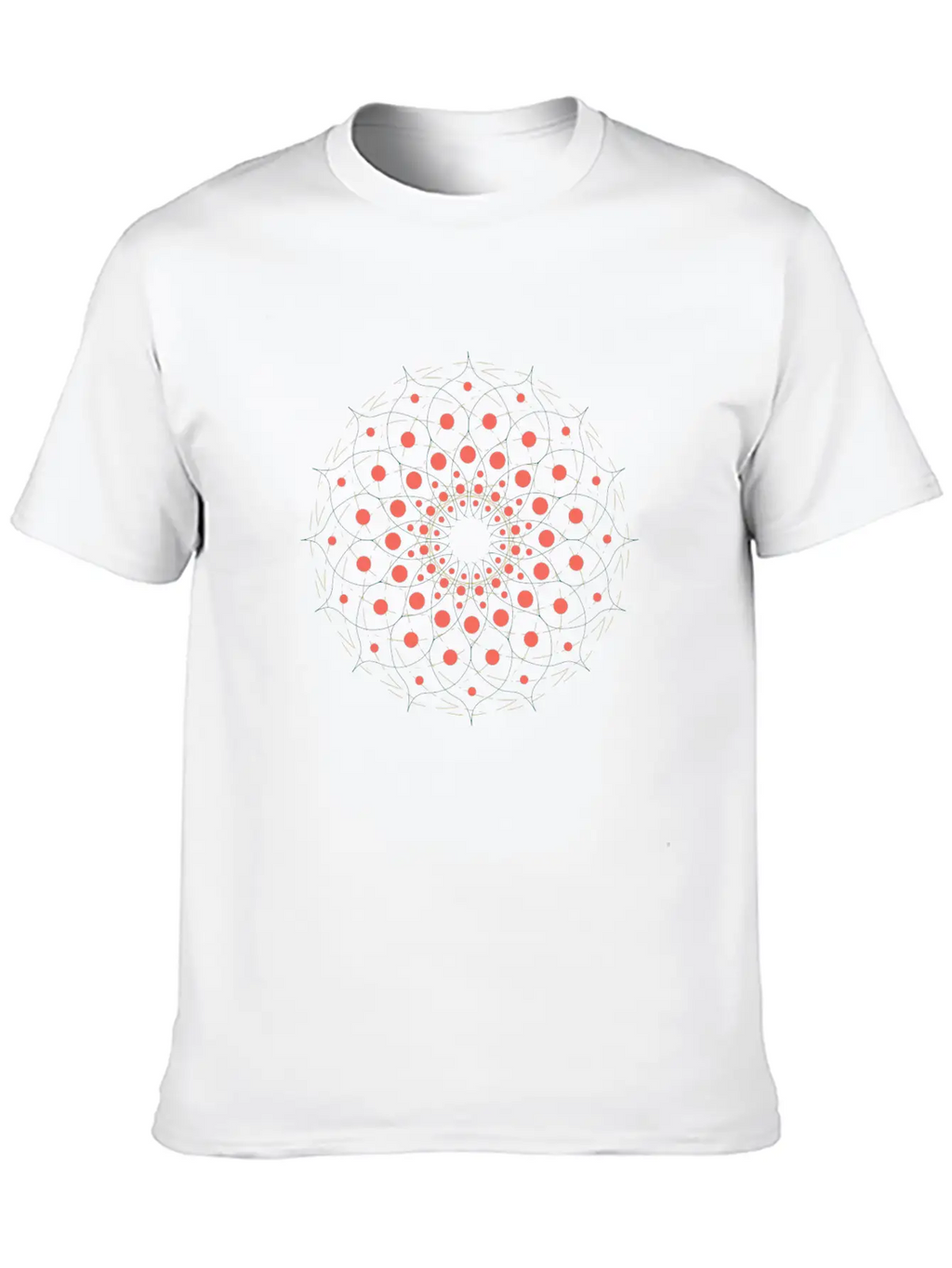 Geometric Mandala Timeless Short Sleeve Tee – Comfy And Minimalist Design