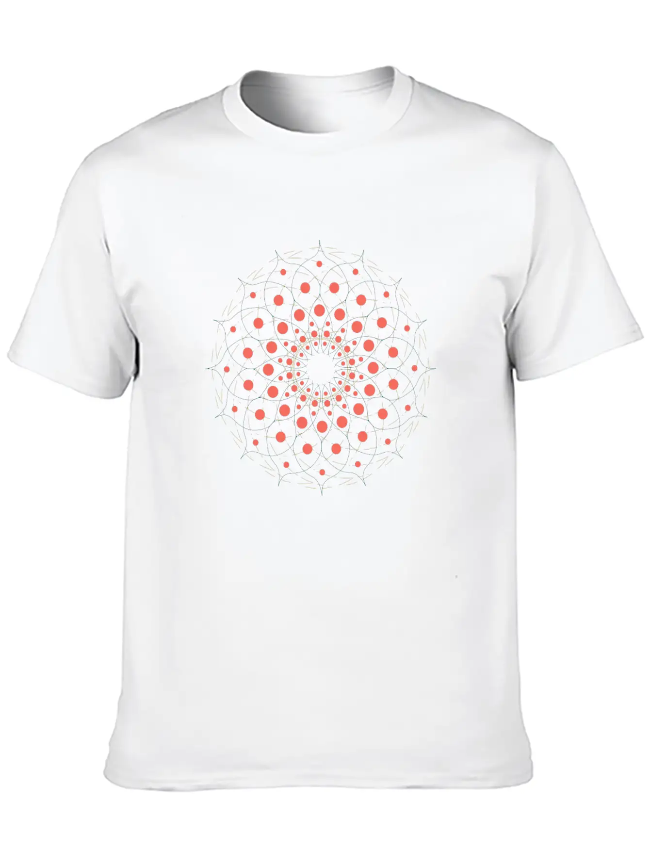 Geometric Mandala Timeless Short Sleeve Tee – Comfy And Minimalist Design