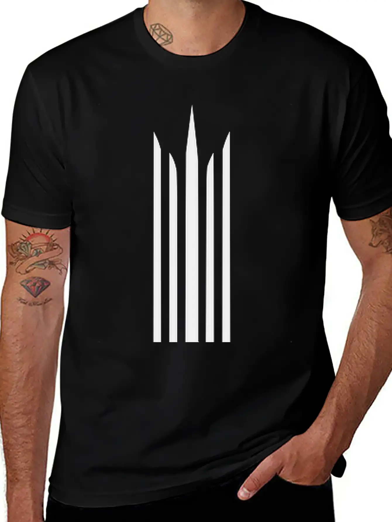 Geometric Pattern Design Timeless Short Sleeve Tee – Comfy And Minimalist Design