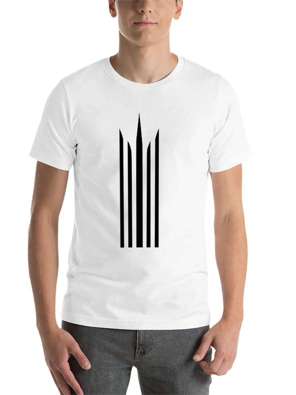 Geometric Pattern Design Timeless Short Sleeve Tee – Comfy And Minimalist Design