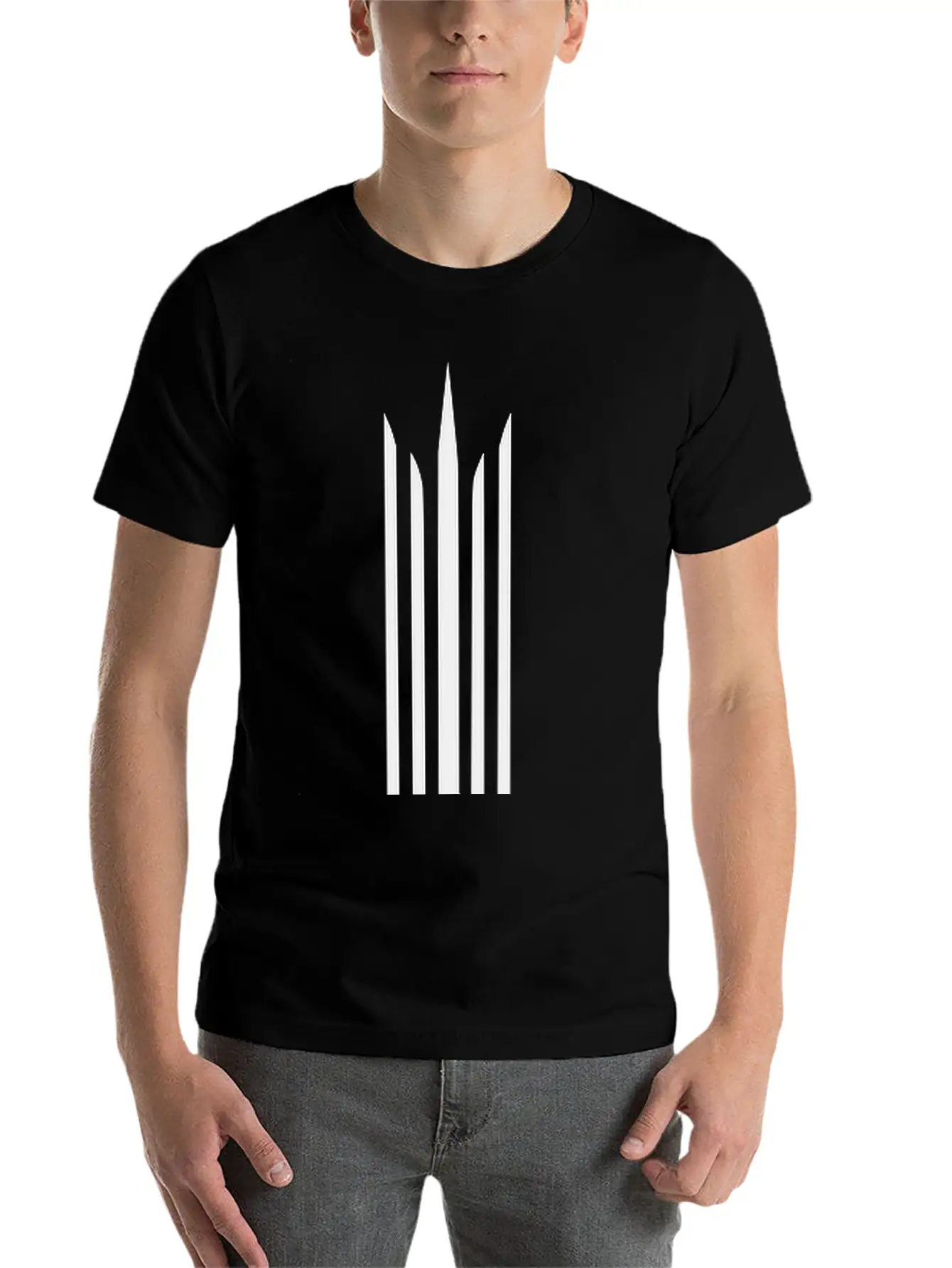 Geometric Pattern Design Timeless Short Sleeve Tee – Comfy And Minimalist Design