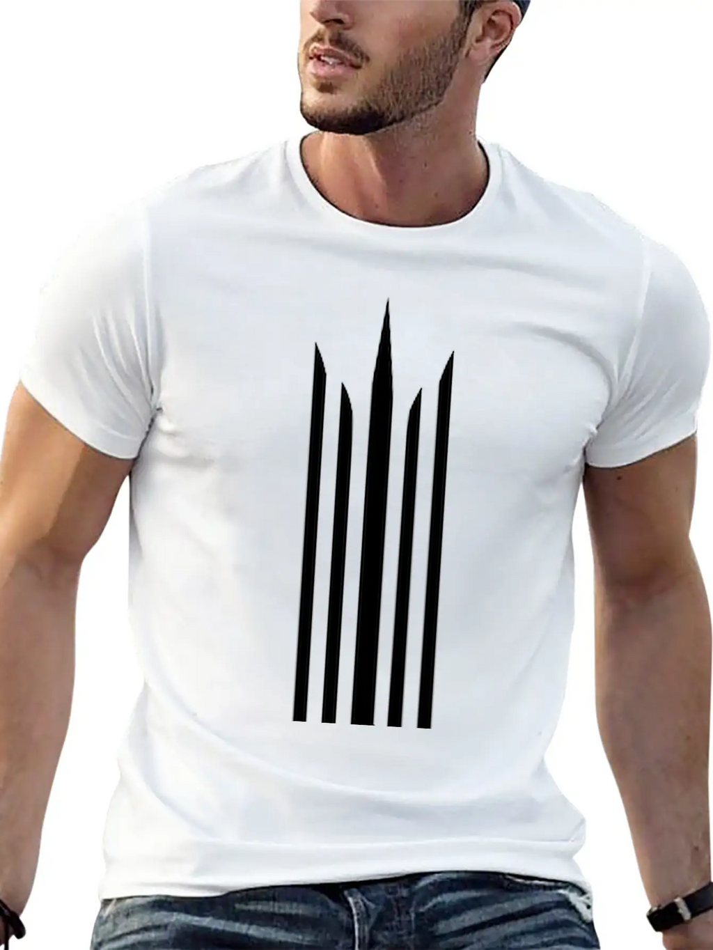 Geometric Pattern Design Timeless Short Sleeve Tee – Comfy And Minimalist Design