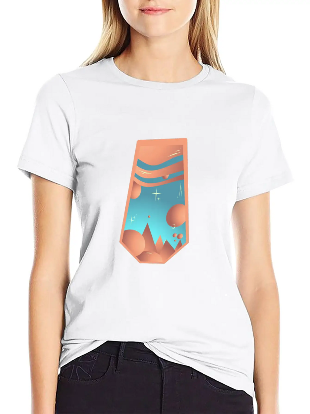 Geometric Vintage World Breathable Graphic T-Shirt – Perfect For Casual Days