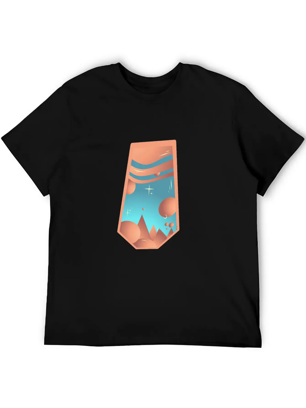 Geometric Vintage World Breathable Graphic T-Shirt – Perfect For Casual Days