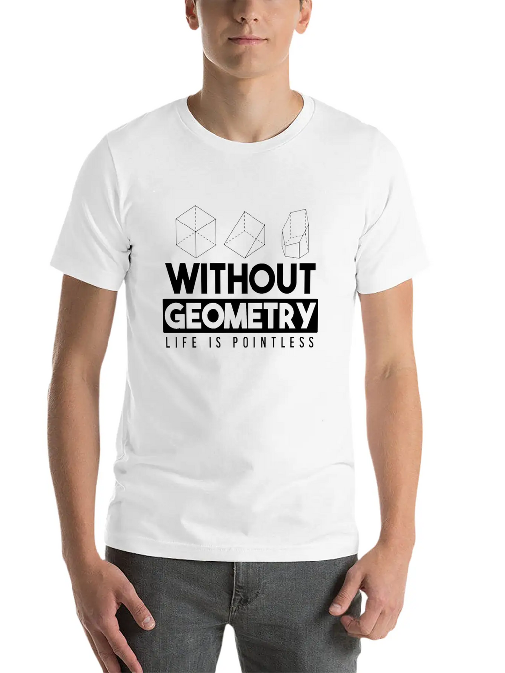 Geometry Award Essential Cotton Tee For Daily Outfits – Unisex Style