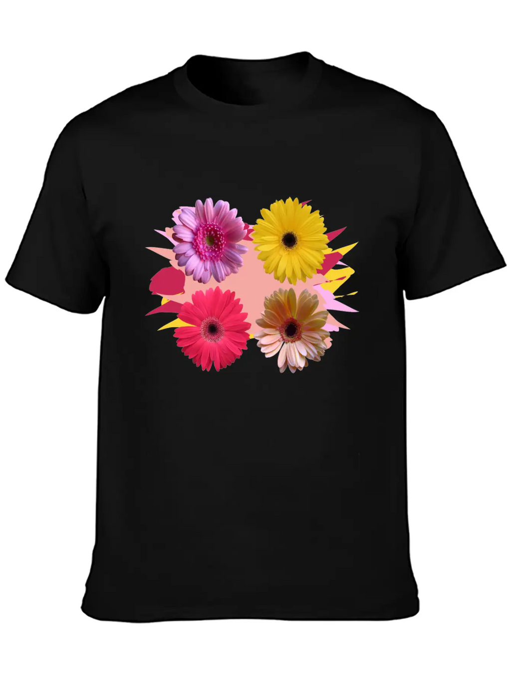 Gerbera Flowers, Daisies, Gerberas, Daisy, Bloom Stylish Everyday T-Shirt – Unisex Basic Cotton Tee