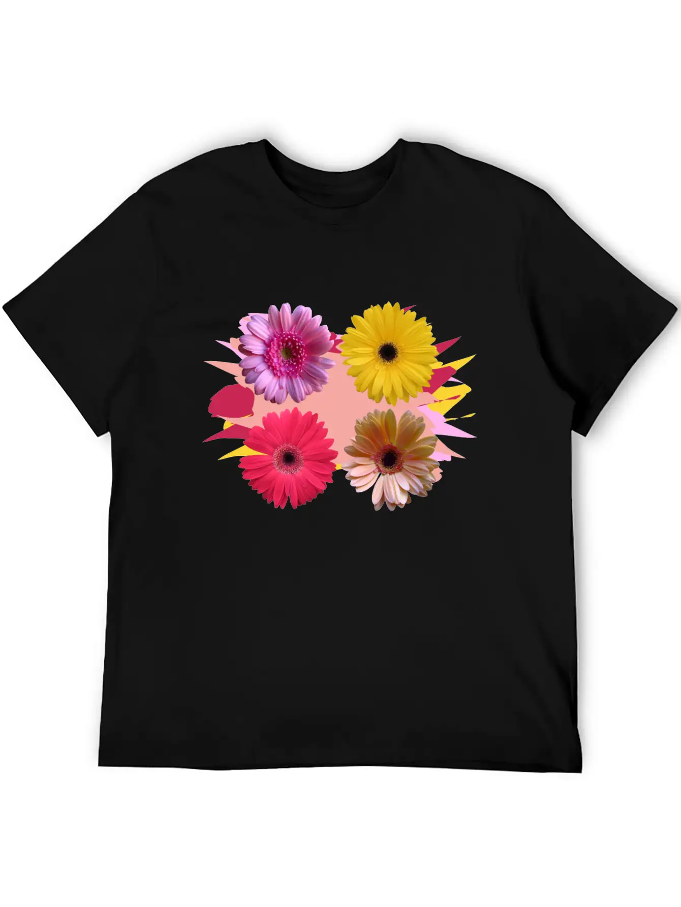 Gerbera Flowers, Daisies, Gerberas, Daisy, Bloom Stylish Everyday T-Shirt – Unisex Basic Cotton Tee