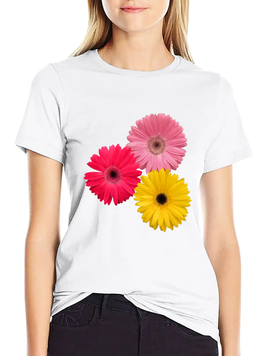 Gerbera Flowers, Daisies, Gerberas, Daisy, Blooms Breathable Graphic T-Shirt – Perfect For Casual Days