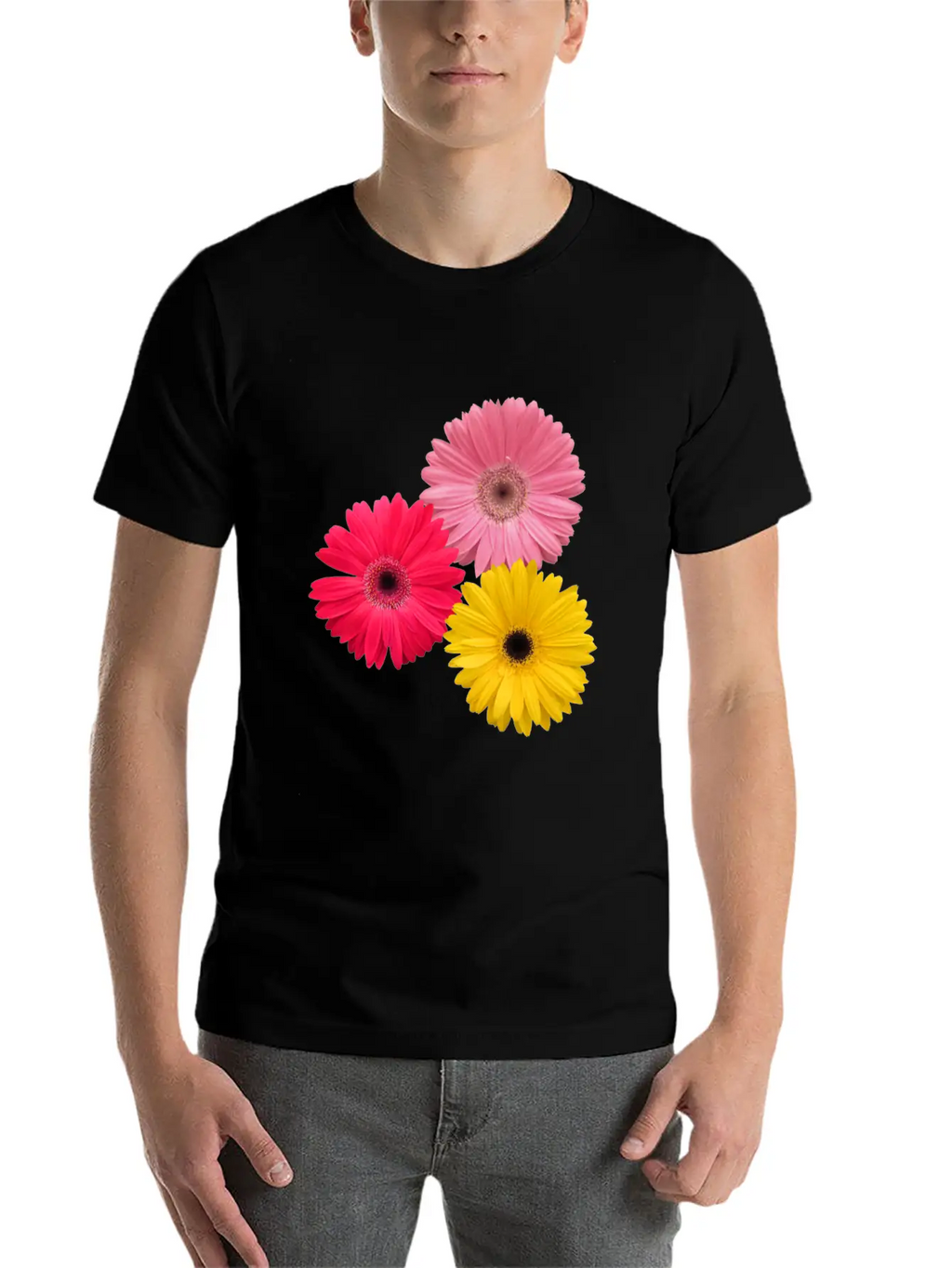 Gerbera Flowers, Daisies, Gerberas, Daisy, Blooms Breathable Graphic T-Shirt – Perfect For Casual Days
