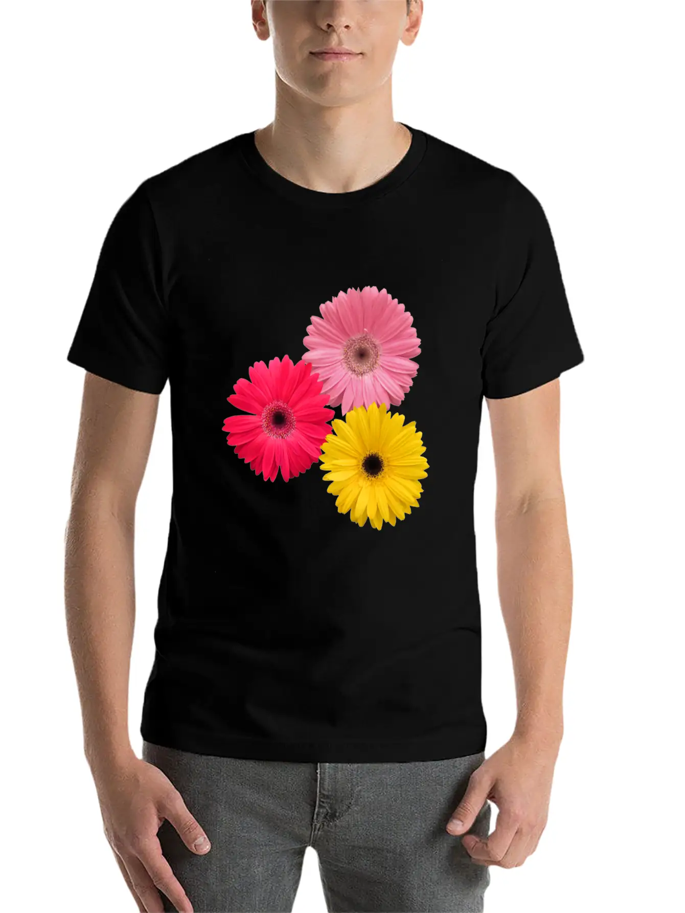 Gerbera Flowers, Daisies, Gerberas, Daisy, Blooms Breathable Graphic T-Shirt – Perfect For Casual Days