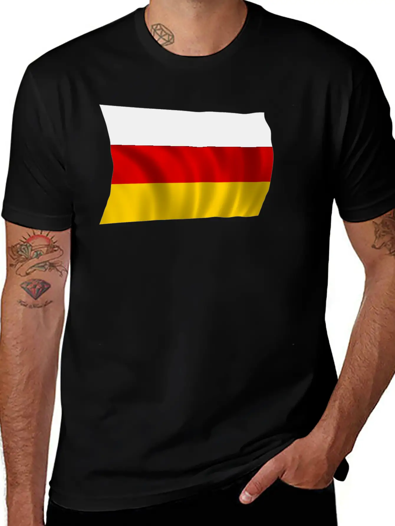 German Flag Breathable Soft Cotton T-Shirt – Timeless Casual Look