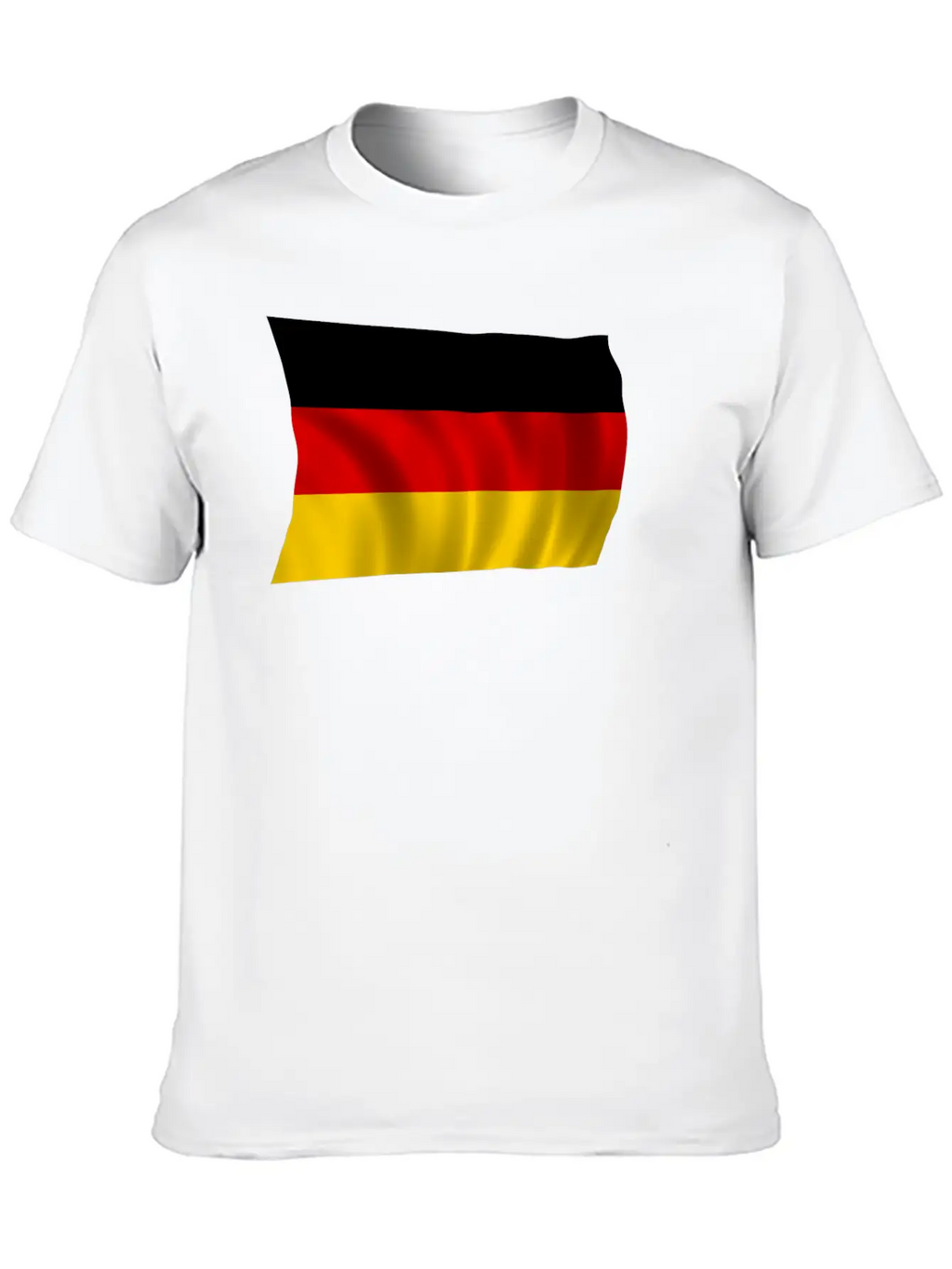 German Flag Breathable Soft Cotton T-Shirt – Timeless Casual Look