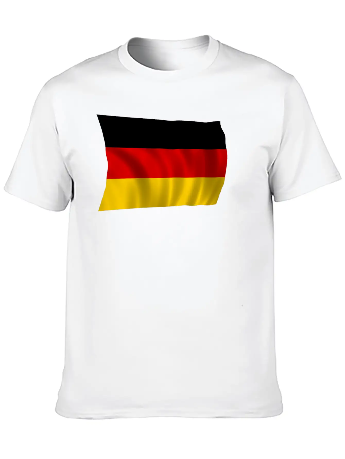 German Flag Breathable Soft Cotton T-Shirt – Timeless Casual Look