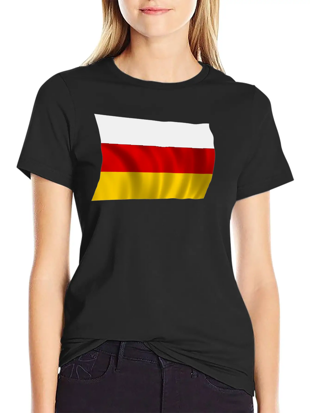 German Flag Breathable Soft Cotton T-Shirt – Timeless Casual Look
