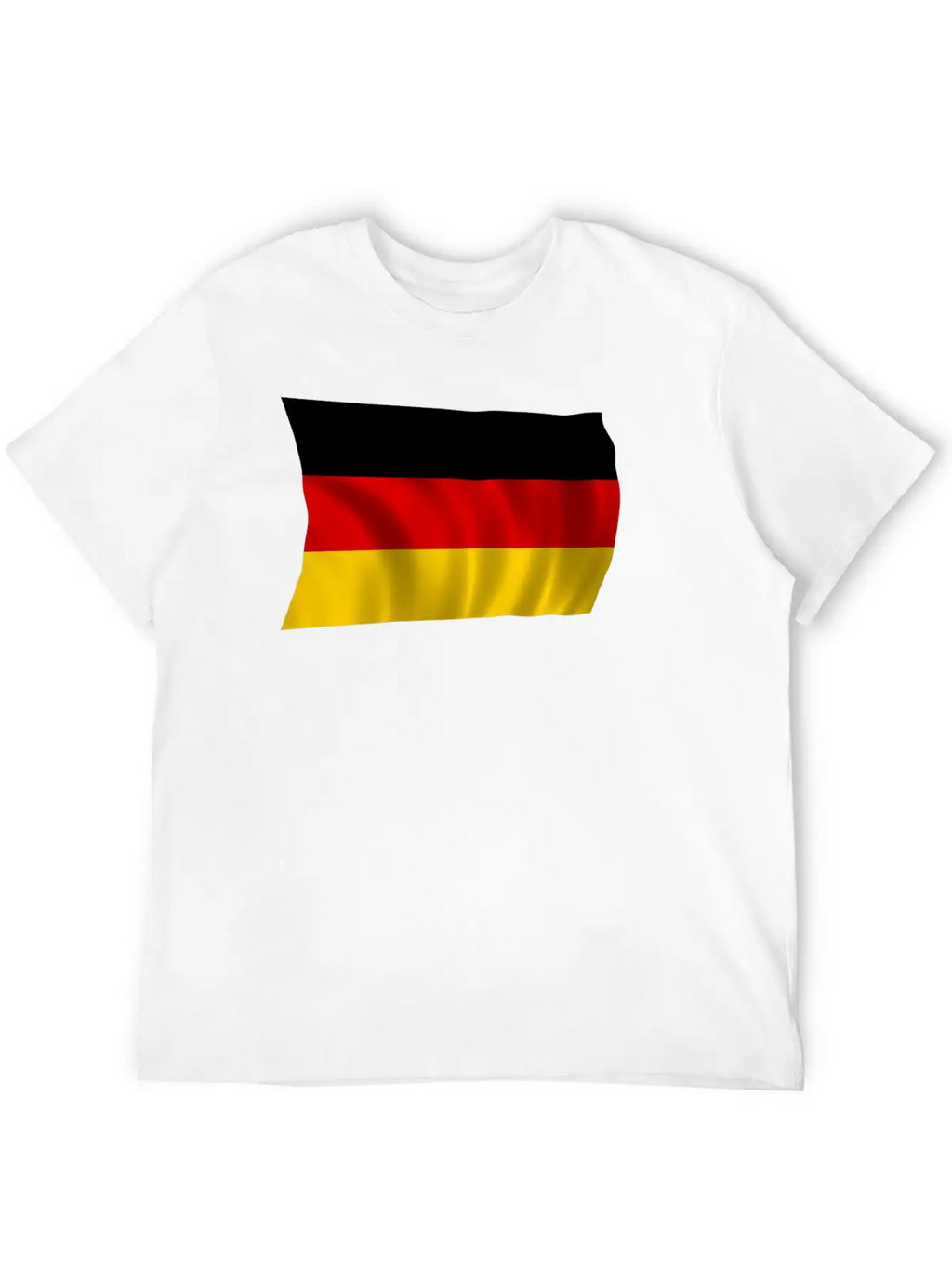 German Flag Breathable Soft Cotton T-Shirt – Timeless Casual Look