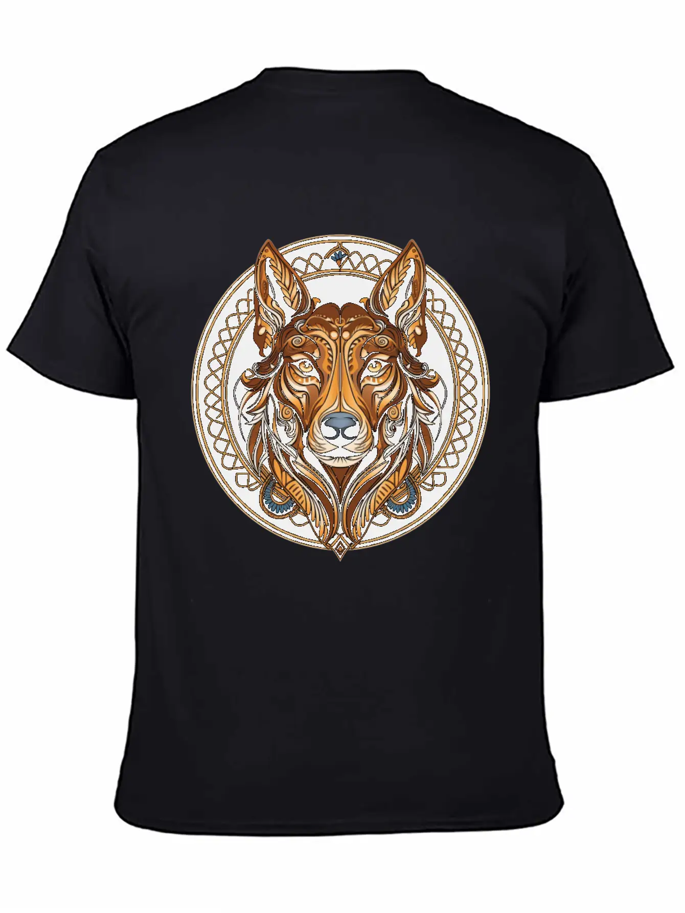 German Shepherd Funny Dog Art Nouveau Love Pet Mom Breathable Graphic T-Shirt – Perfect For Casual Days