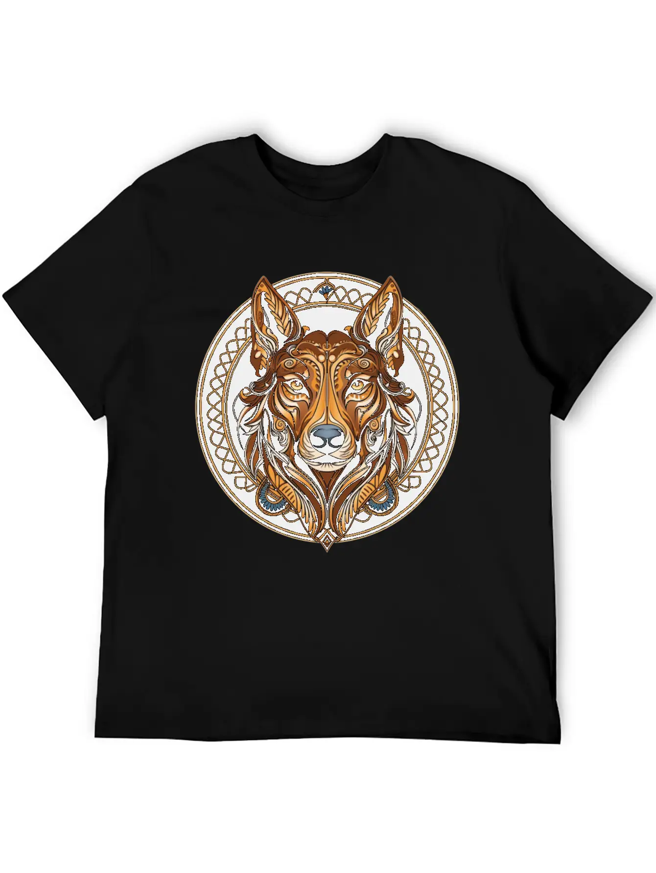 German Shepherd Funny Dog Art Nouveau Love Pet Mom Breathable Graphic T-Shirt – Perfect For Casual Days