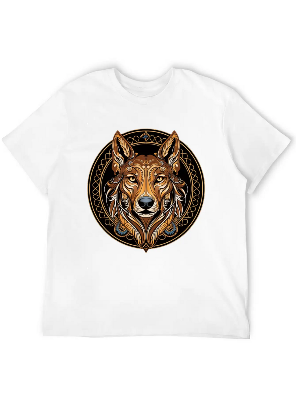 German Shepherd Funny Dog Art Nouveau Love Pet Mom Breathable Graphic T-Shirt – Perfect For Casual Days