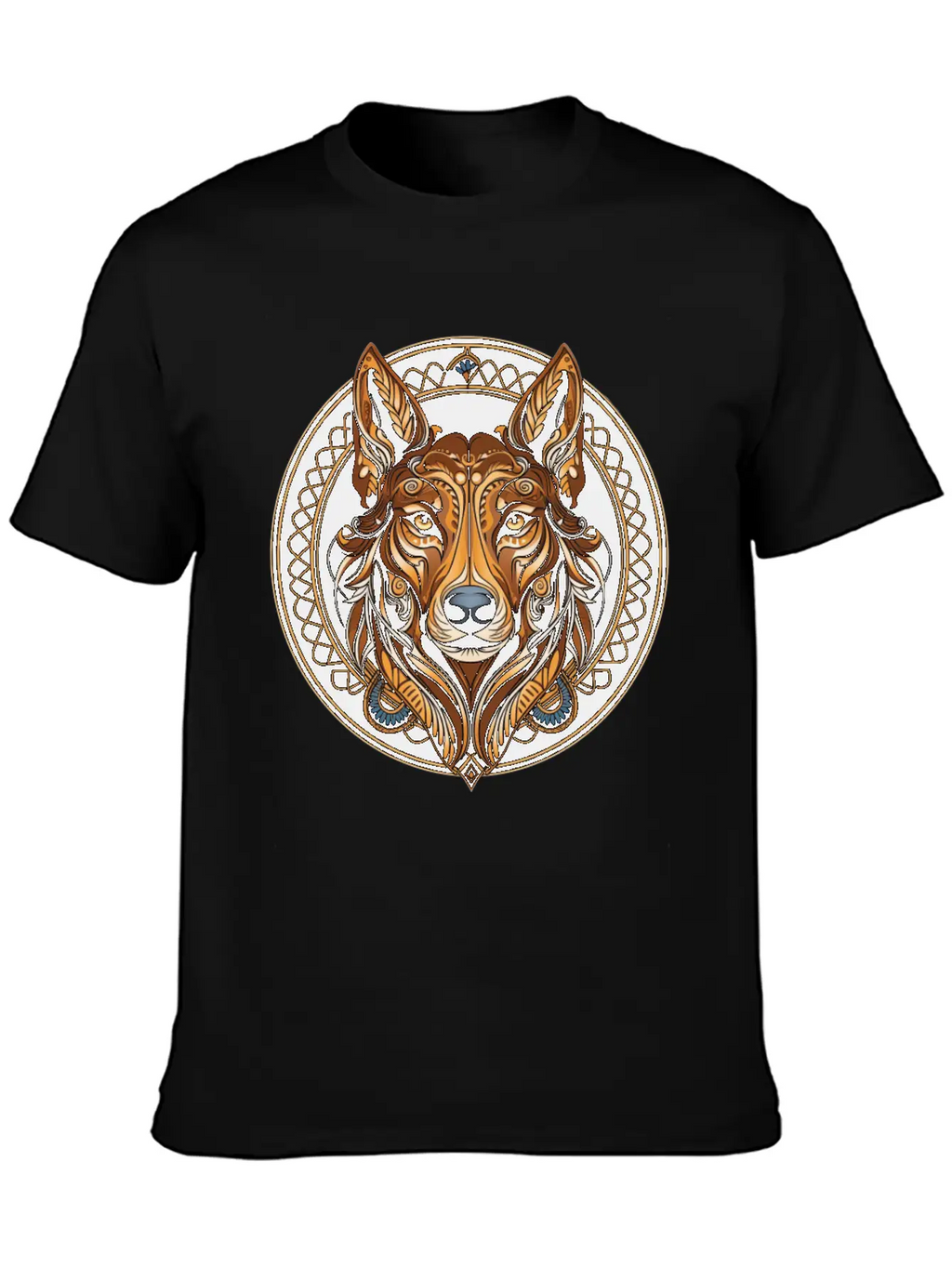 German Shepherd Funny Dog Art Nouveau Love Pet Mom Breathable Graphic T-Shirt – Perfect For Casual Days