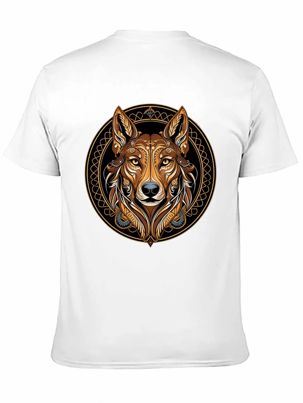 German Shepherd Funny Dog Art Nouveau Love Pet Mom Breathable Graphic T-Shirt – Perfect For Casual Days