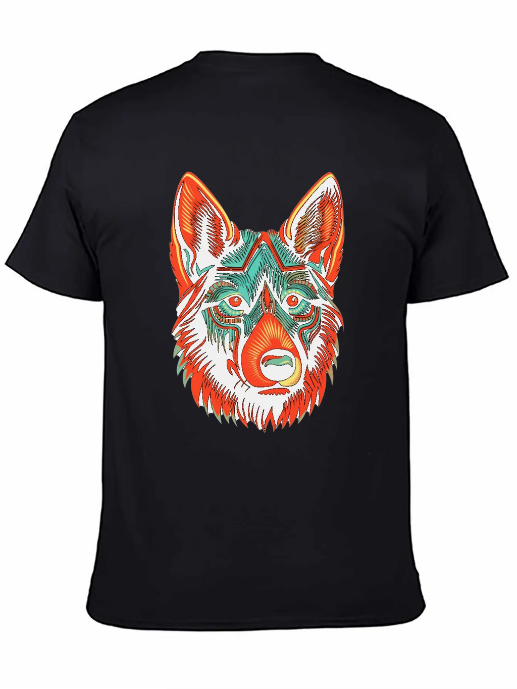 German Shepherd Funny Dog Street Art Comic Pet Breathable Soft Cotton T-Shirt – Timeless Casual Look
