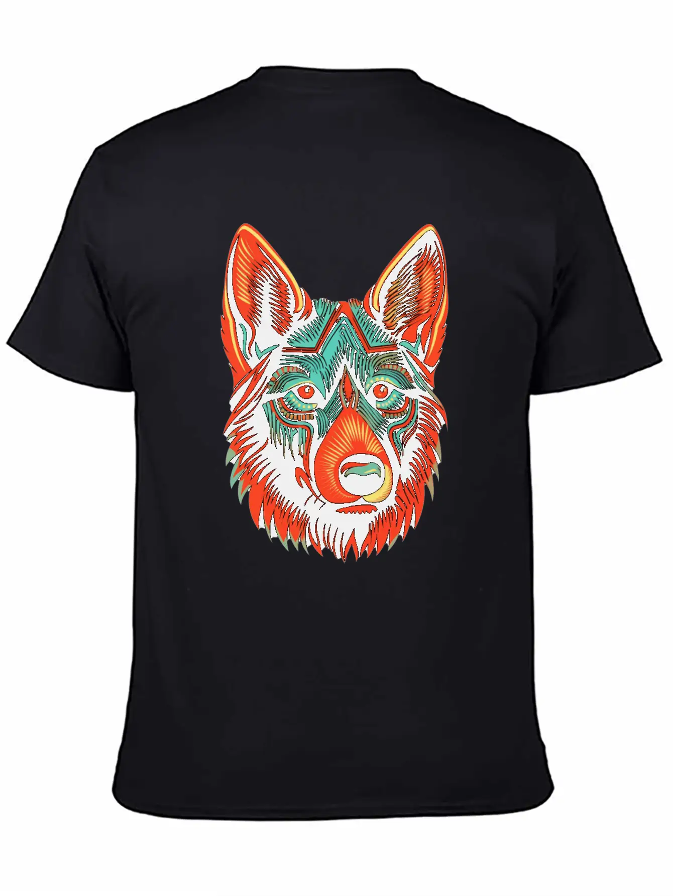 German Shepherd Funny Dog Street Art Comic Pet Breathable Soft Cotton T-Shirt – Timeless Casual Look