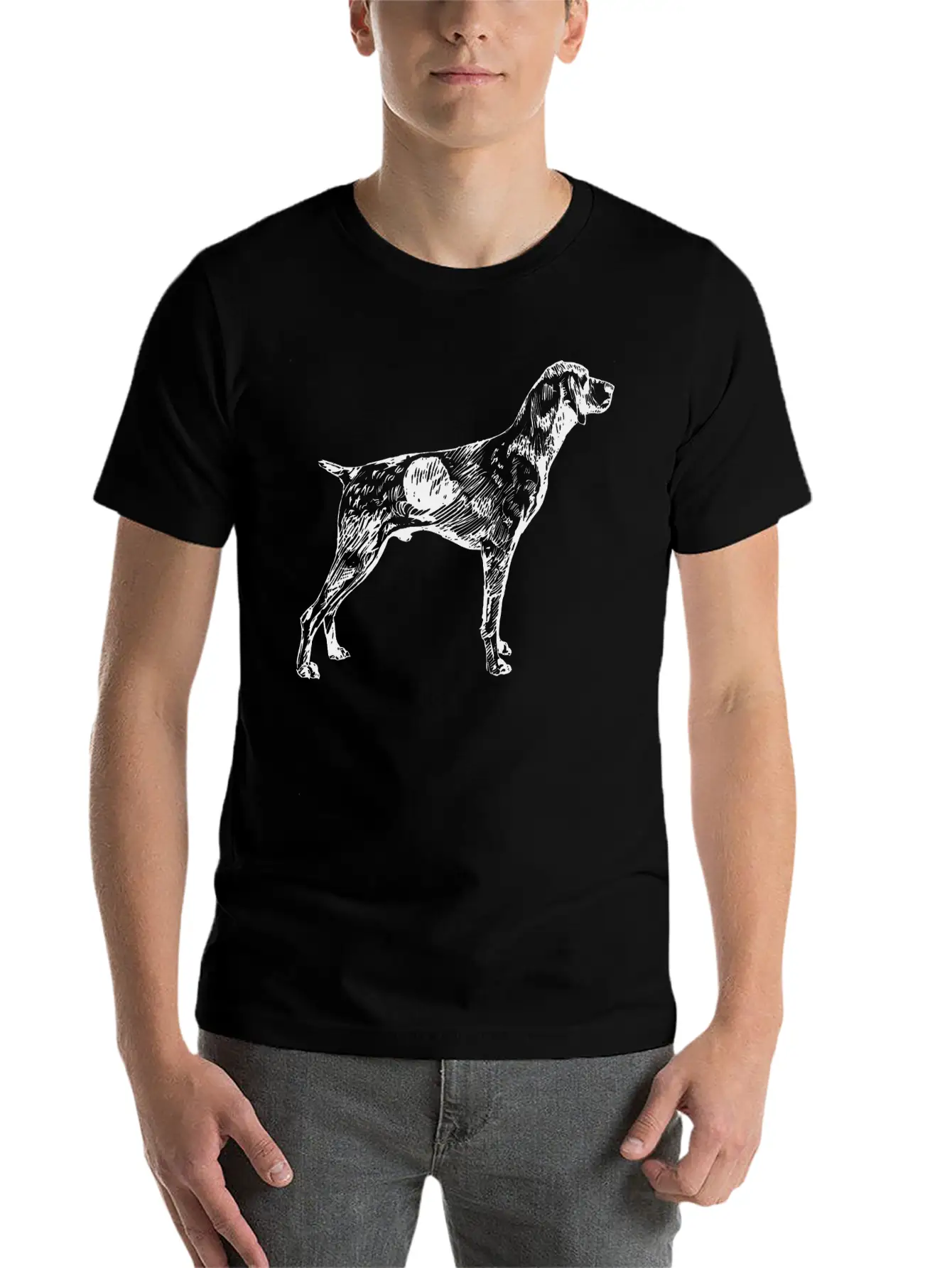 German Shorthaired Pointer Basic Graphic T-Shirt – Daily Comfort In Soft Cotton