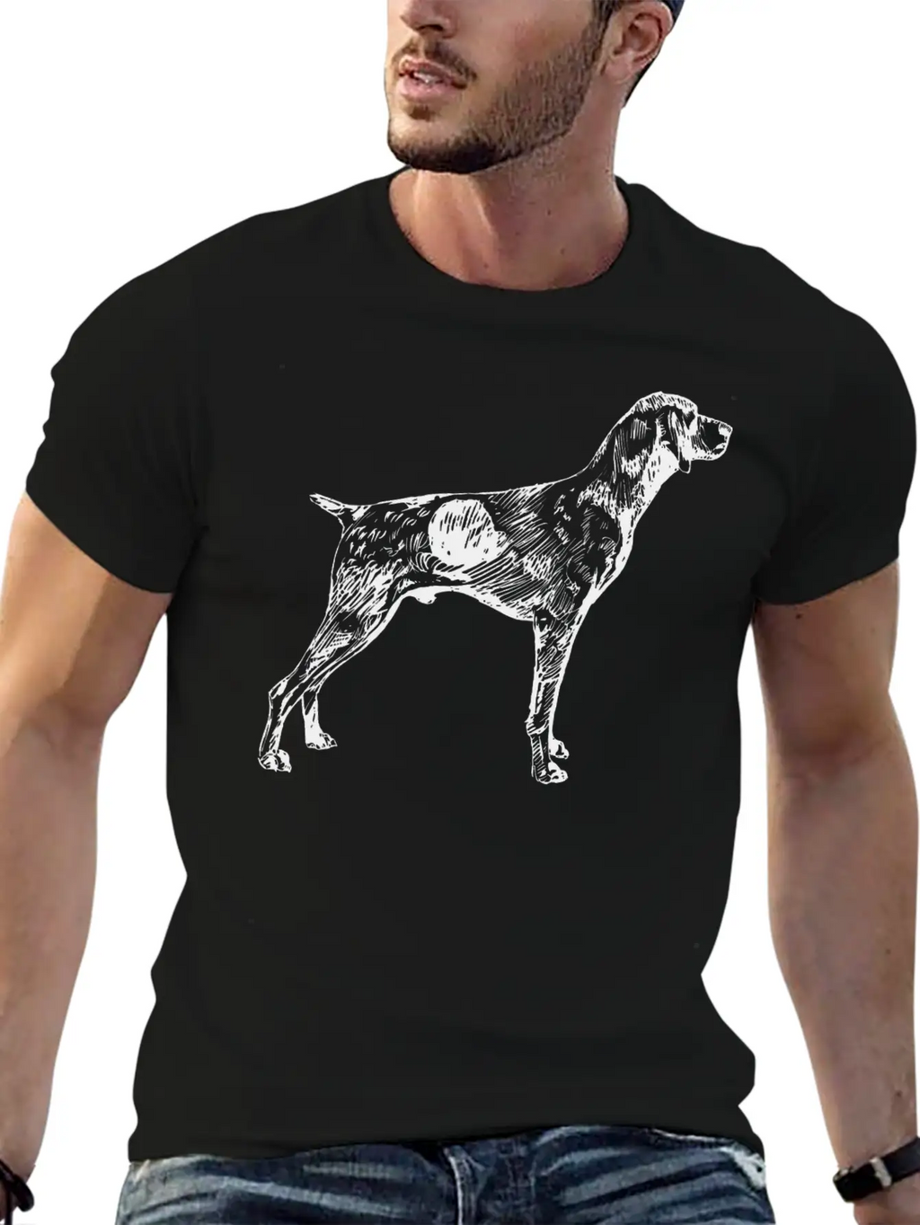 German Shorthaired Pointer Basic Graphic T-Shirt – Daily Comfort In Soft Cotton