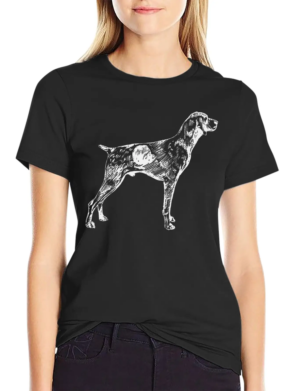 German Shorthaired Pointer Basic Graphic T-Shirt – Daily Comfort In Soft Cotton