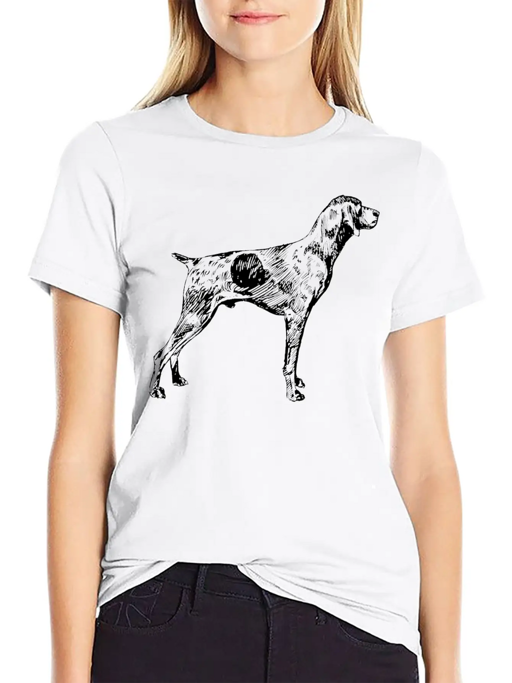 German Shorthaired Pointer Basic Graphic T-Shirt – Daily Comfort In Soft Cotton