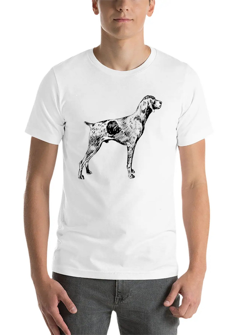 German Shorthaired Pointer Basic Graphic T-Shirt – Daily Comfort In Soft Cotton