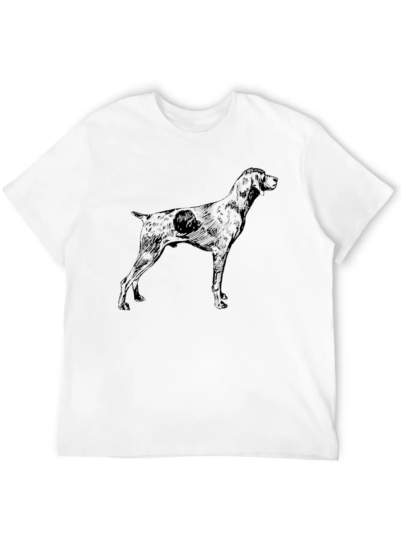 German Shorthaired Pointer Basic Graphic T-Shirt – Daily Comfort In Soft Cotton