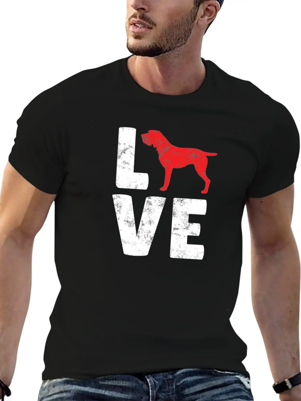 German Wirehaired Pointer Dog Owner Hunting Dog Timeless Short Sleeve Tee – Comfy And Minimalist Design