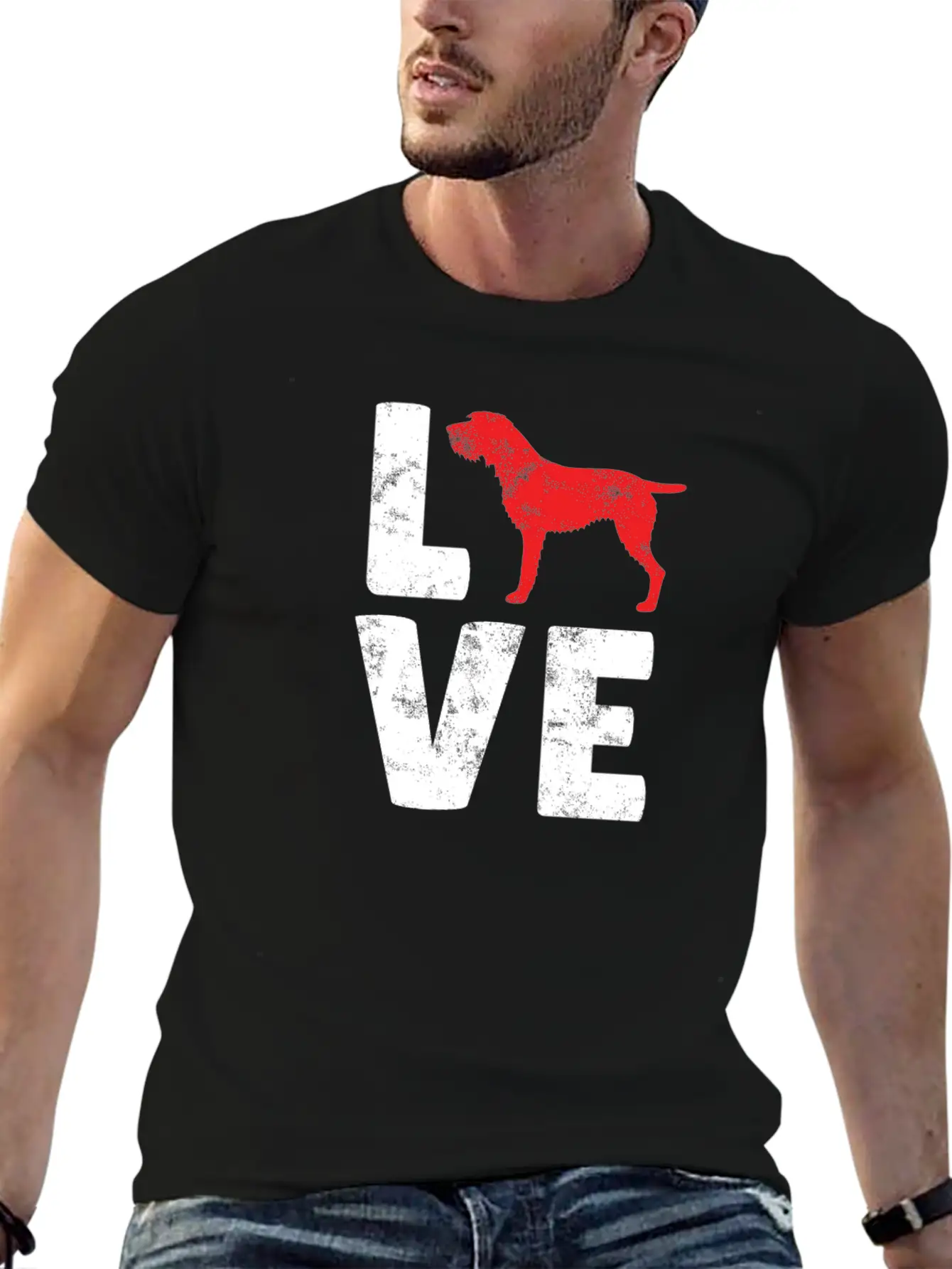 German Wirehaired Pointer Dog Owner Hunting Dog Timeless Short Sleeve Tee – Comfy And Minimalist Design
