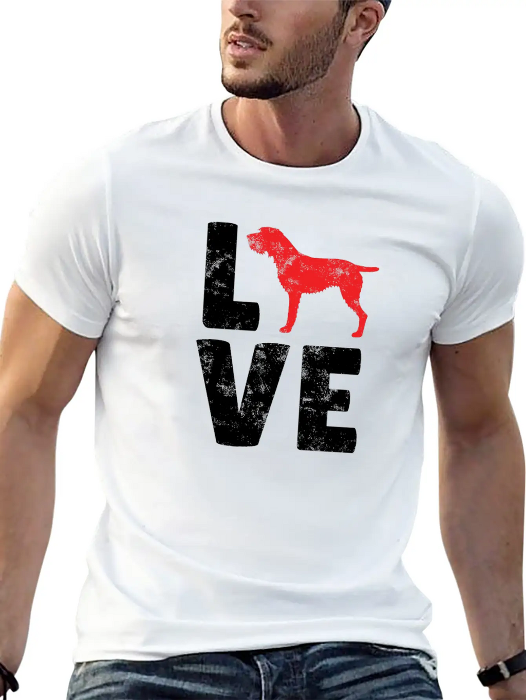 German Wirehaired Pointer Dog Owner Hunting Dog Timeless Short Sleeve Tee – Comfy And Minimalist Design