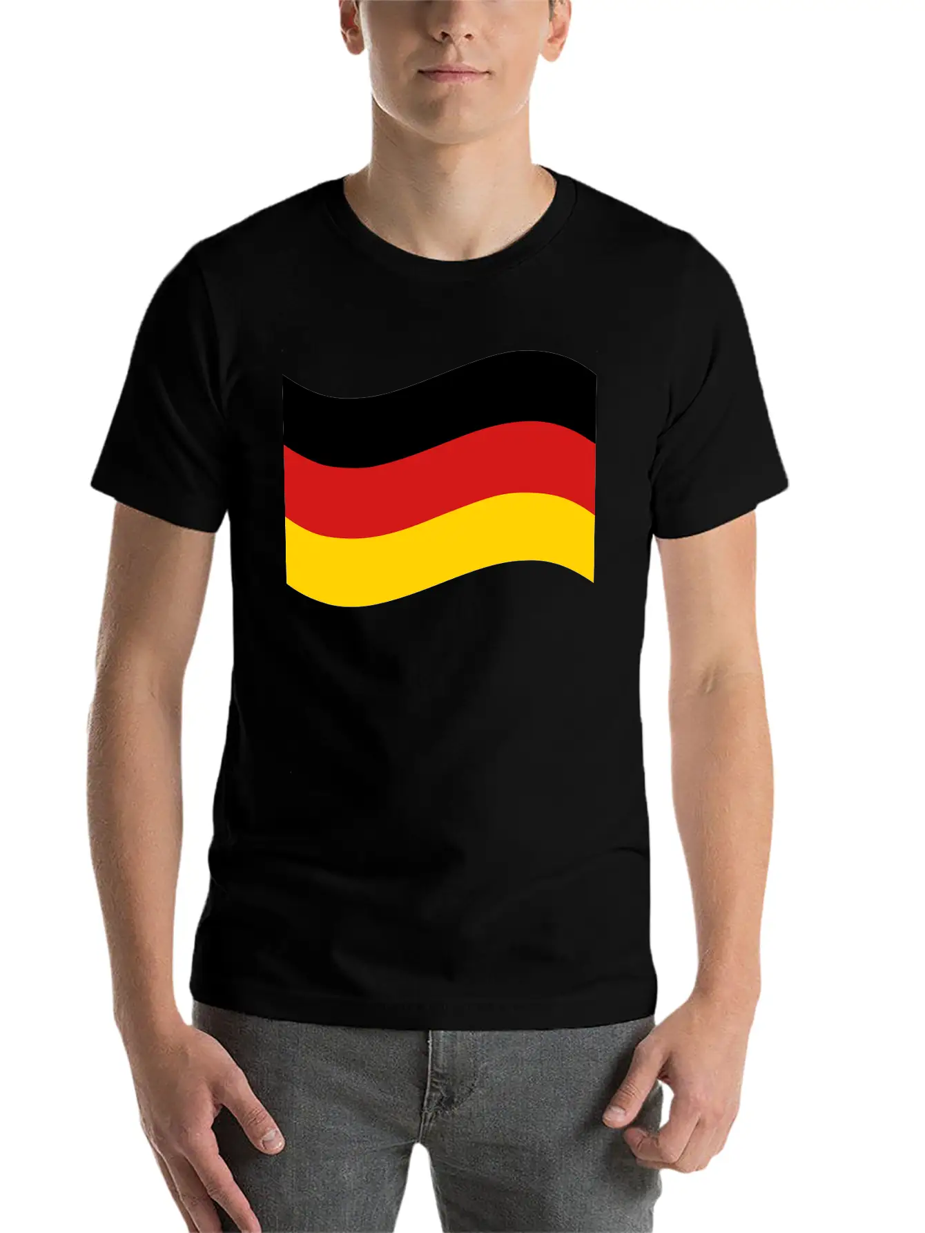 Germany Flag Breathable Graphic T-Shirt – Perfect For Casual Days