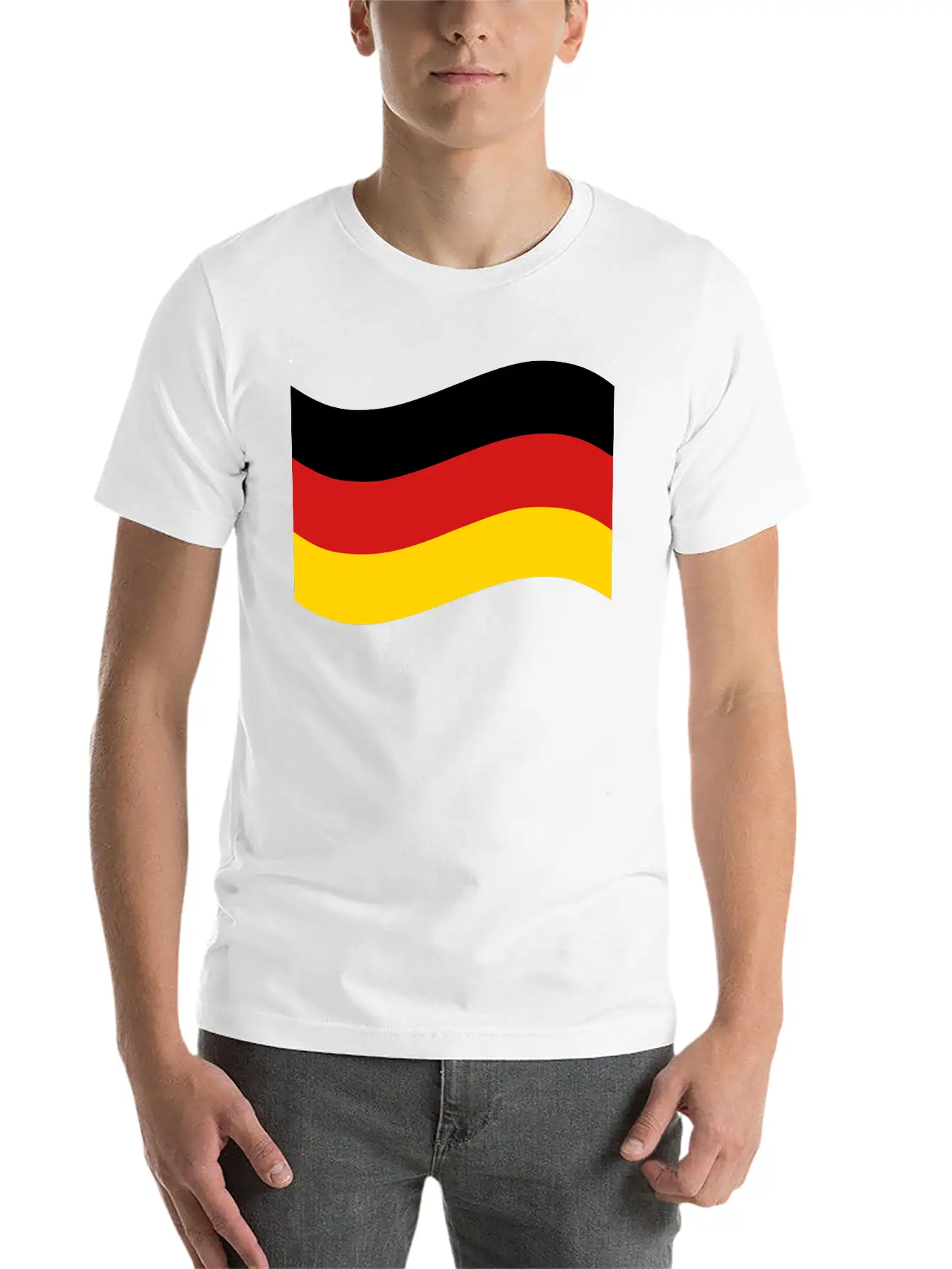 Germany Flag Breathable Graphic T-Shirt – Perfect For Casual Days