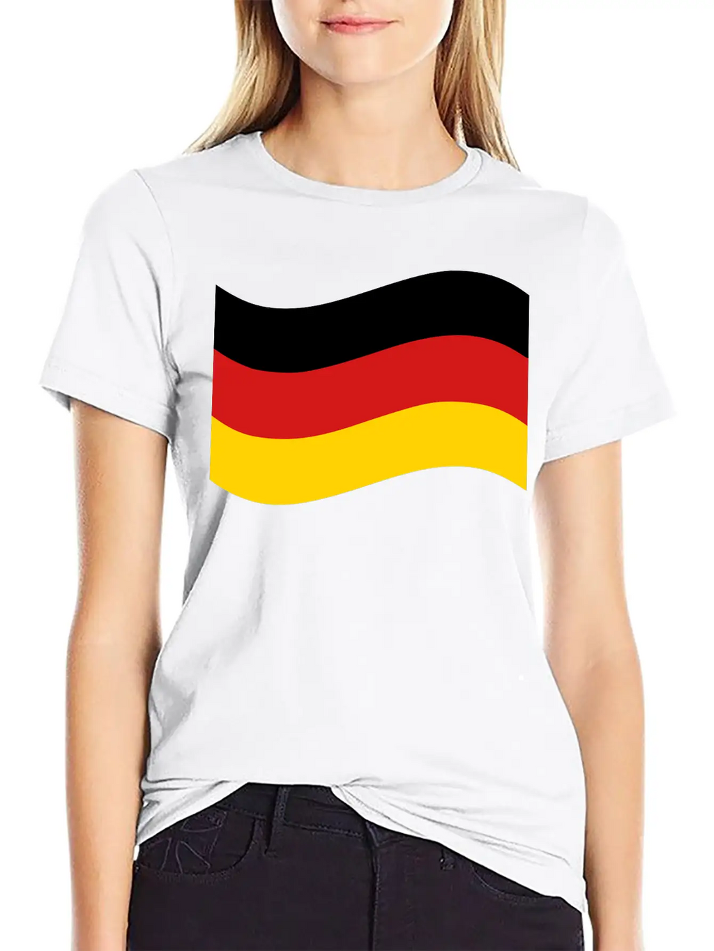 Germany Flag Breathable Graphic T-Shirt – Perfect For Casual Days