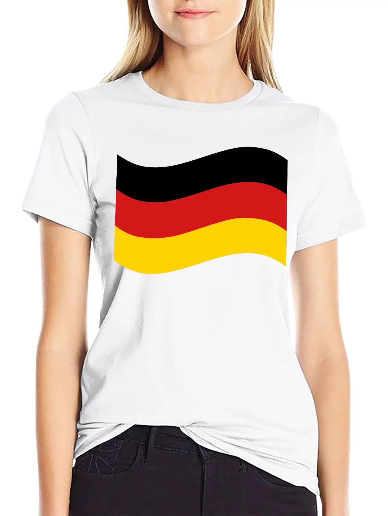Germany Flag Breathable Graphic T-Shirt – Perfect For Casual Days