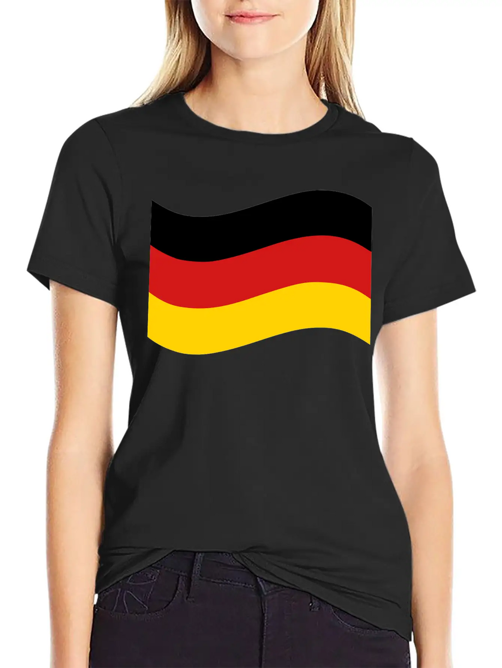 Germany Flag Breathable Graphic T-Shirt – Perfect For Casual Days