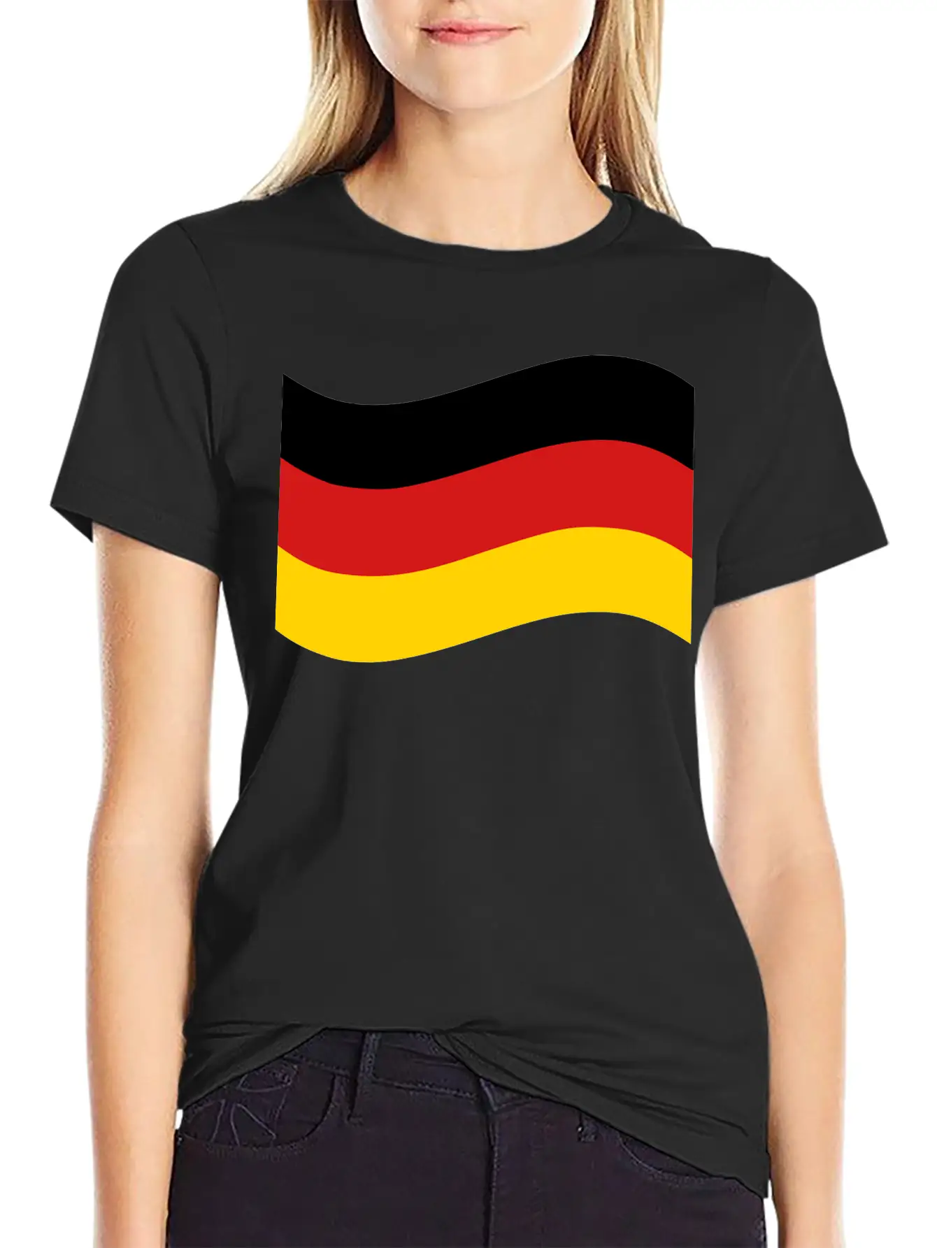 Germany Flag Breathable Graphic T-Shirt – Perfect For Casual Days