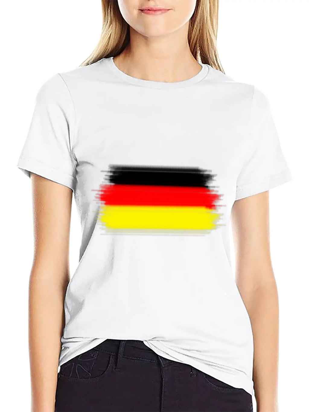 (Germany Flag) Essential Cotton Tee For Daily Outfits – Unisex Style