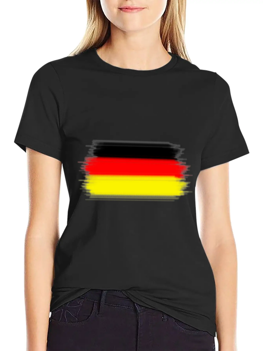 (Germany Flag) Essential Cotton Tee For Daily Outfits – Unisex Style