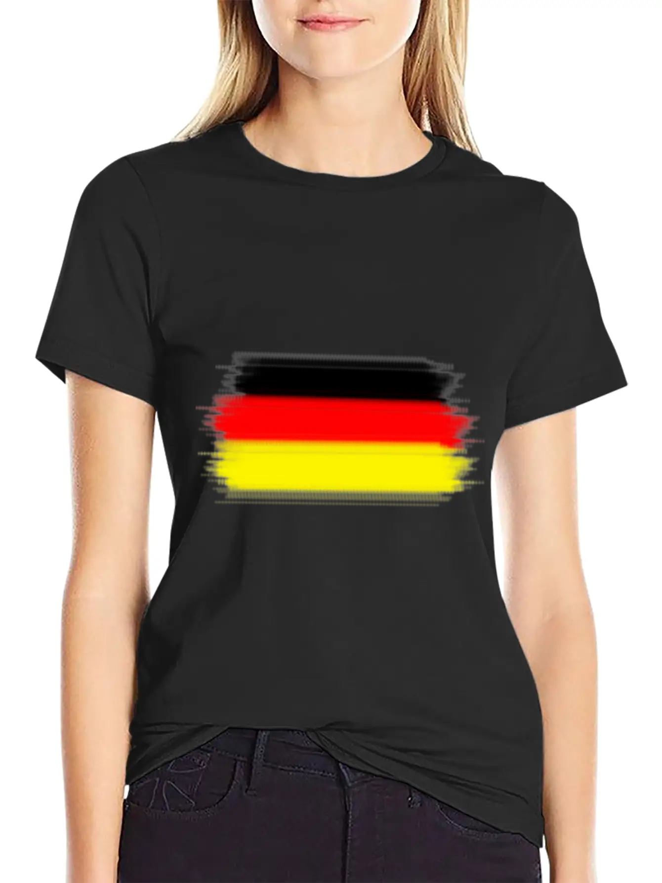 (Germany Flag) Essential Cotton Tee For Daily Outfits – Unisex Style