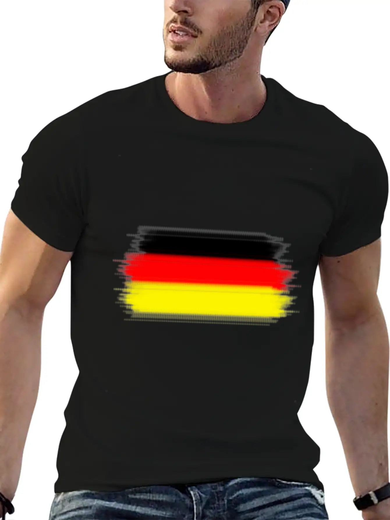 (Germany Flag) Essential Cotton Tee For Daily Outfits – Unisex Style