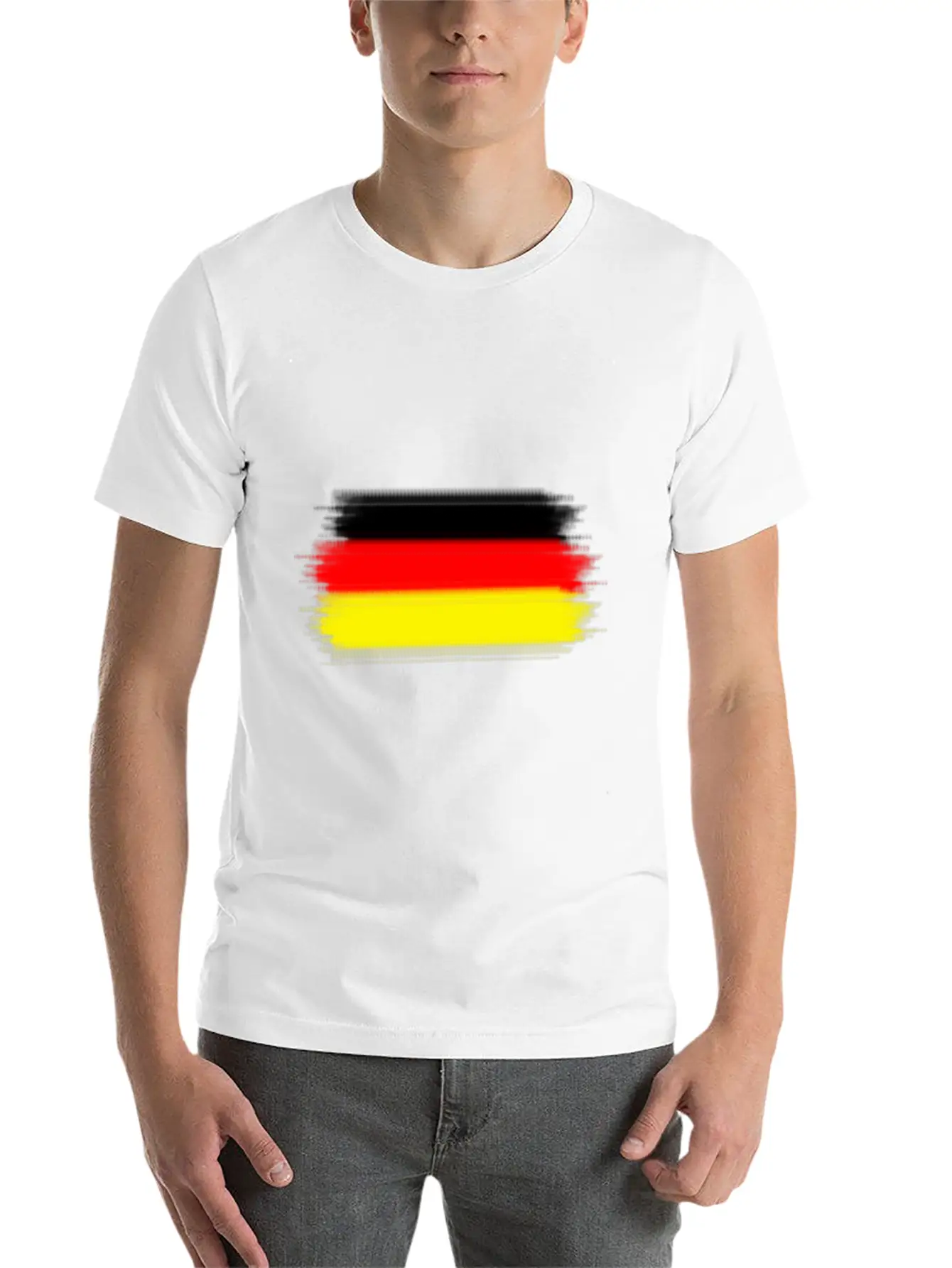 (Germany Flag) Essential Cotton Tee For Daily Outfits – Unisex Style