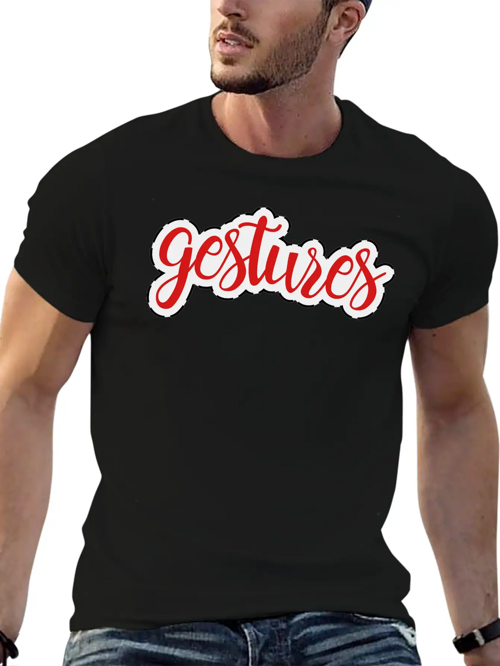 Gestures Stylish Everyday T-Shirt – Unisex Basic Cotton Tee