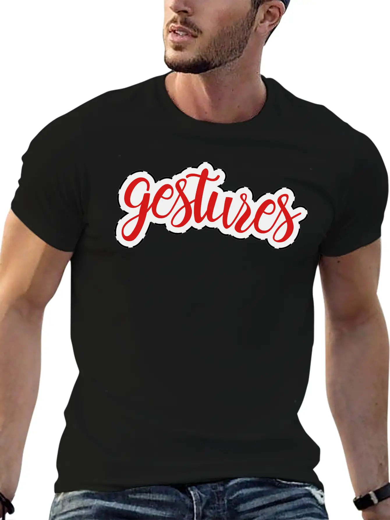 Gestures Stylish Everyday T-Shirt – Unisex Basic Cotton Tee