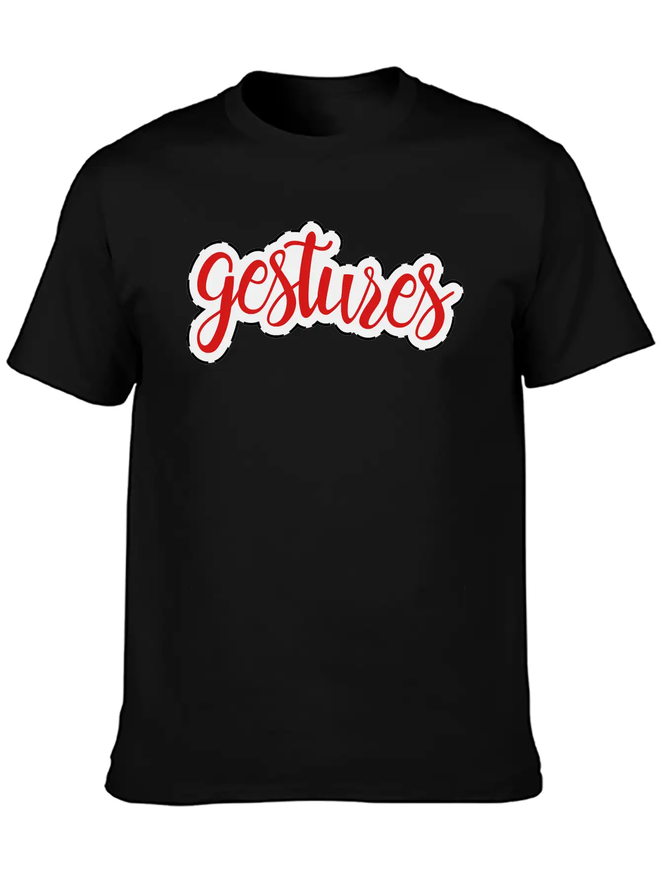 Gestures Stylish Everyday T-Shirt – Unisex Basic Cotton Tee